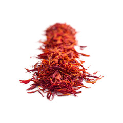 few saffron threads scattered in a line random png
