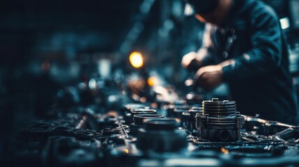 Industrial engine repair