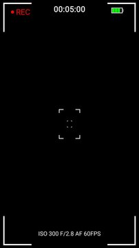 Recorder camera screen vertical mobile overlay with alpha channel. Camera Recording Screen Overlay. Video Footage 4k