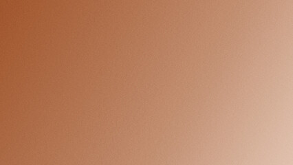 Abstract rich copper grainy gradient texture background.