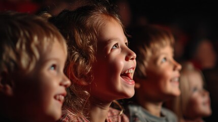 Children watching show