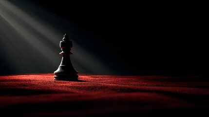 Chess king piece strategic game plan competition strategy board game dark background