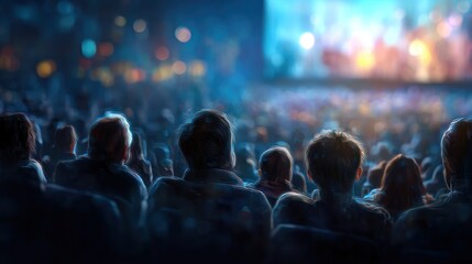 Audience viewing presentation