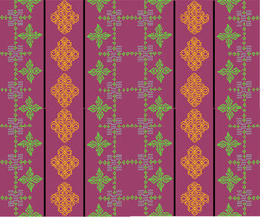 seamless pixel pattern, petals drifting down 