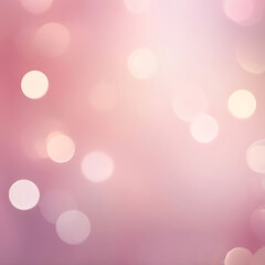 Elegant soft pink abstract background with glowing bokeh lights, pastel gradient texture, modern pattern design, smooth surface, romantic and dreamy style | ai