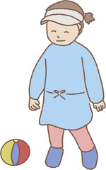 공차는 귀여운 아이