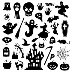 Halloween icons vector.eps