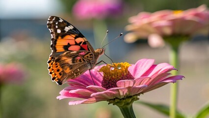 Naklejka premium Butterflie, sharp and realistic, Photo, Natural light.