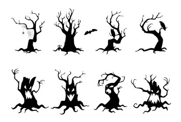 Spooky Tree Silhouettes.eps