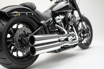 best performance double pipe motorcycle exhaust set