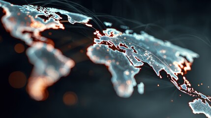 Global network map