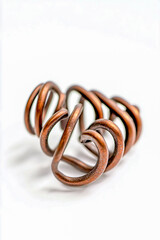 Fototapeta premium two rings on white background