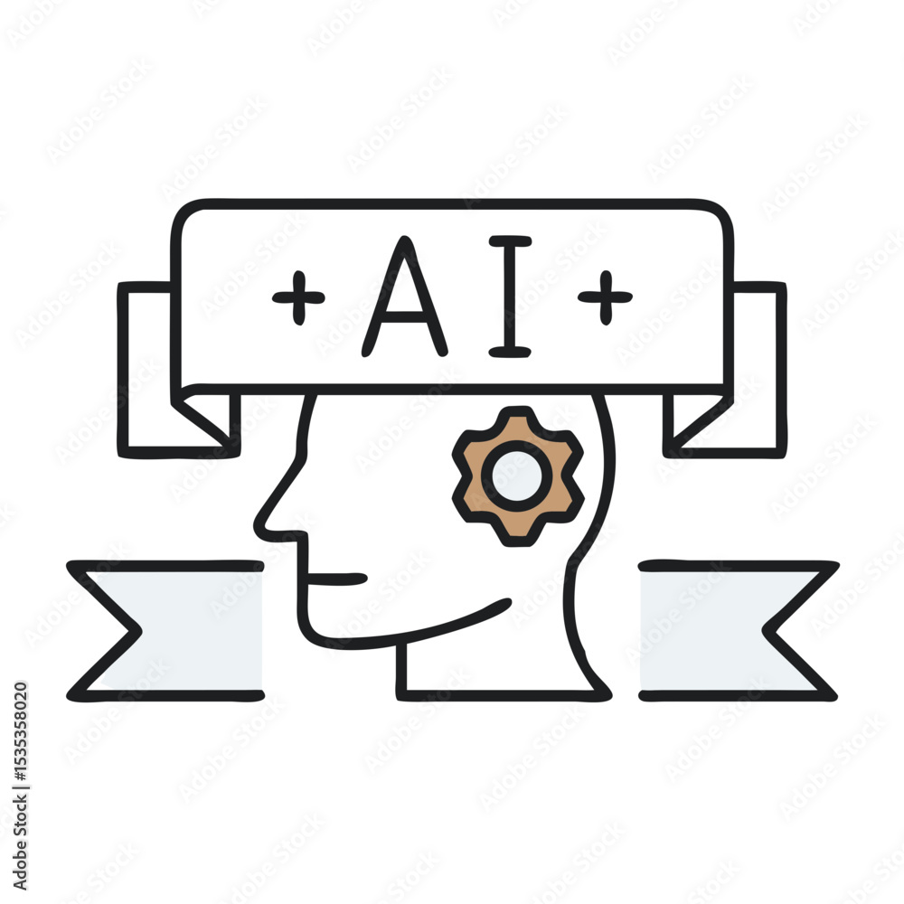 Poster exploring innovative applications of ai in facial recognition technology