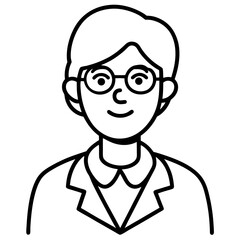 "Teacher Vector Illustration | Generative AI & Linocut Silhouette Design"