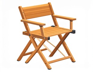 Folding Wooden Director's Chair