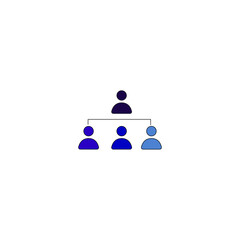 People of four are in the sharing connections