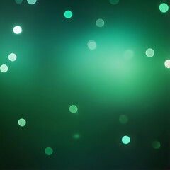Modern green abstract background with glowing bokeh lights, soft gradient texture, smooth surface, elegant design elements, and festive decorative pattern | ai