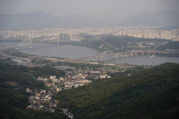 용마산 망우산 아치울 마을
