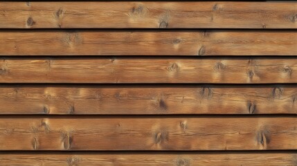 Fototapeta premium Rich Brown Wooden Planks Horizontal Texture Background Rustic Wood Surface Design Element