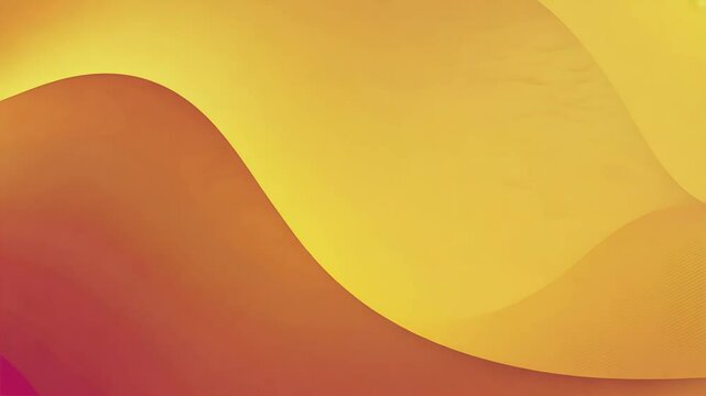 Smooth orange to sunflower gradient waves undulate calmly presenting marketers motion graphics teams cheerful K loop equally suited to energetic openers bright product