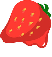 melting fruit clipart