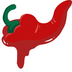 melting fruit clipart