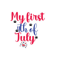4th of July, Independent SVG design