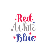 Fototapeta premium 4th of July, Independent SVG design