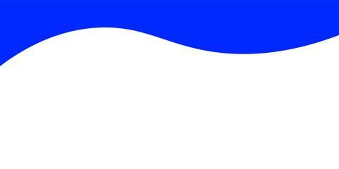 A clean and modern blue wave background design with smooth curves and a vibrant color contrast. Ideal for websites, banners, presentations, or business-themed visuals.