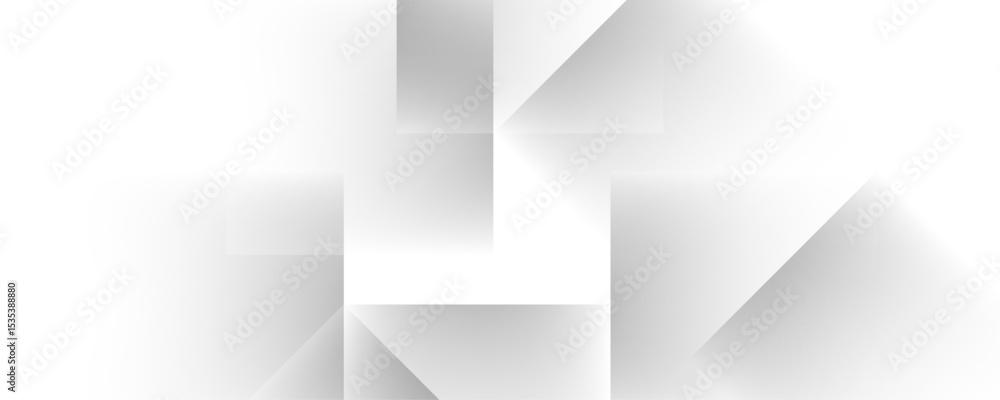 Poster abstract geometric modern with white triangle color background. vector illustration. grey gradient s