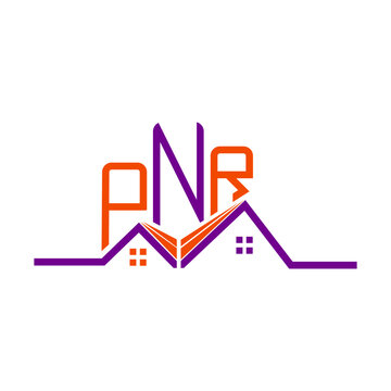 PNR Real State logo design, PNR simple and modern logo. PNR luxurious alphabet design