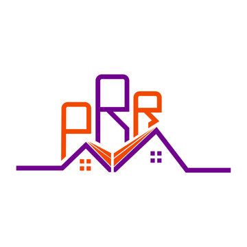 PRR Real State logo design, PRR simple and modern logo. PRR luxurious alphabet design