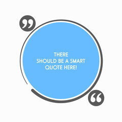 Quote frame blank, text quote boxes, message