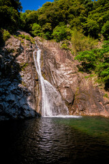 Nunobiki Falls in Kobe Japan