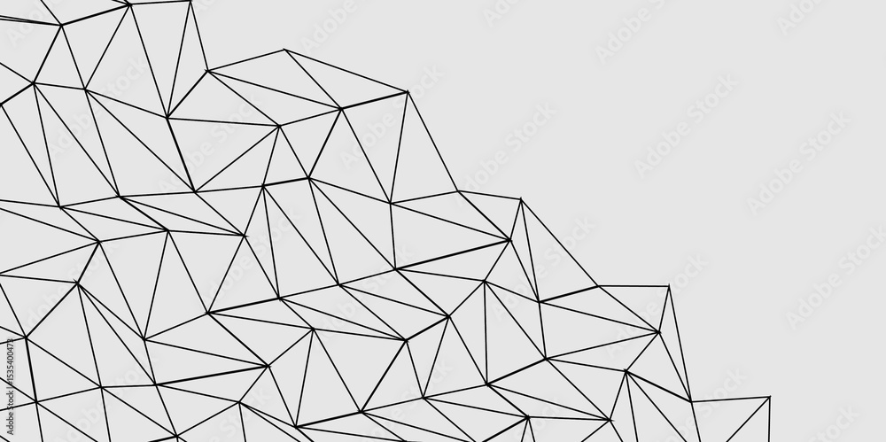 Poster abstract line background. abstract black lines with white background creative and geometric shape wi