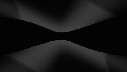black abstract background with noise and elegant curved lines