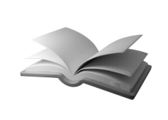 Vector illustration of an open book in halftone style, symbolizing knowledge and education. Perfect for learning, literacy, and academic themes. High-resolution and versatile design.