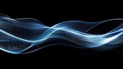 The cool waves flow and light currents twist in unison, crafting a futuristic visual thats dynamic, alive, and filled with energy.