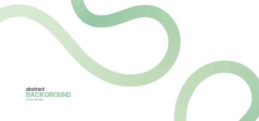 Abstract Color Lines with minimalist Gradient on a White Background. Vector Curved Shapes - Design Elements for Pattern and Posters. 3D Wave Doodle Ribbons