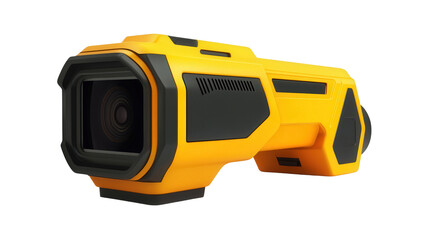 Fototapeta premium Construction-grade thermal scanner, Transparent background, PNG file