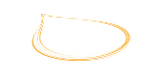 Obraz premium An Abstract Yellow Light Swirl design set against a Transparent Background, showcasing visual elegance and beauty