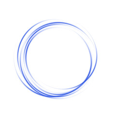 Astractive Blue Swirls on a Transparent Background Perfect for Creative and Artistic Design Projects