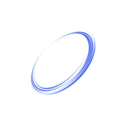 Astractive Blue Swirls on a Transparent Background Perfect for Creative and Artistic Design Projects