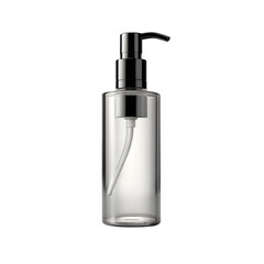 blank cosmetic bottle with pump dispenser