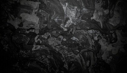 Dark Gray Grunge Textured Background