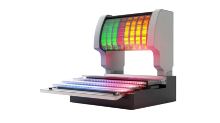 DNA microarray scanner, Transparent background, PNG file