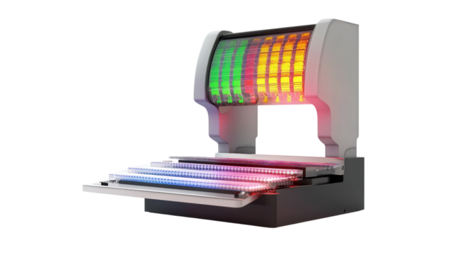 DNA microarray scanner, Transparent background, PNG file