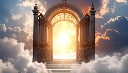 Heavenly gate to the sky