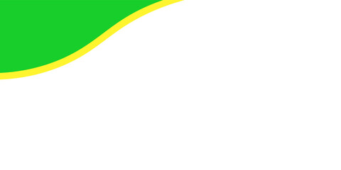 Bright abstract background with green and yellow wave design on a clean white background. Ideal for eco-friendly themes, business graphics and promotional materials. eps 10.