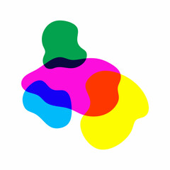 Abstract Organic Shapes CompositionVector